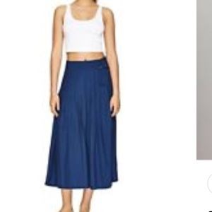 Wilfred pleated wrap skirt